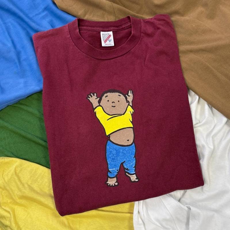 Vintage 90Er Jahre Chris Dune Pastras World Industries Stretch Baby Shirt Xl von CounterOfferBerlin