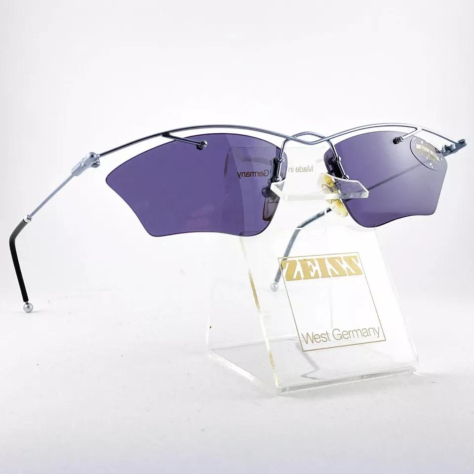 Vintage Carbon Eschenbach 4540 Sonnenbrille Mit Bügelgestell in Fledermausform 90S von CounterOfferBerlin