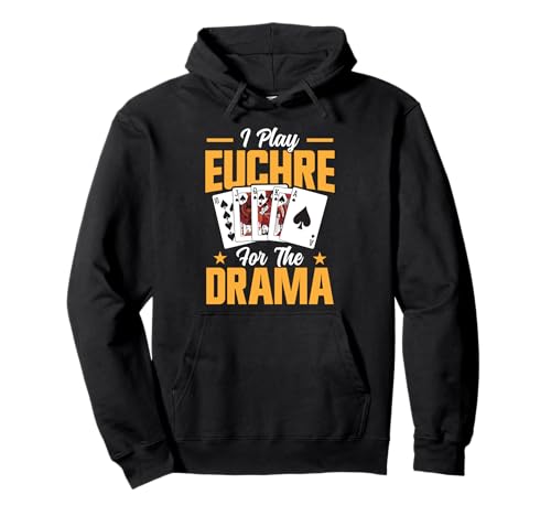 Euchre Bash Design Männer Frauen - Karten Spieleabend Pullover Hoodie von Counting Jacks Spruch Euchre Kartenspieler