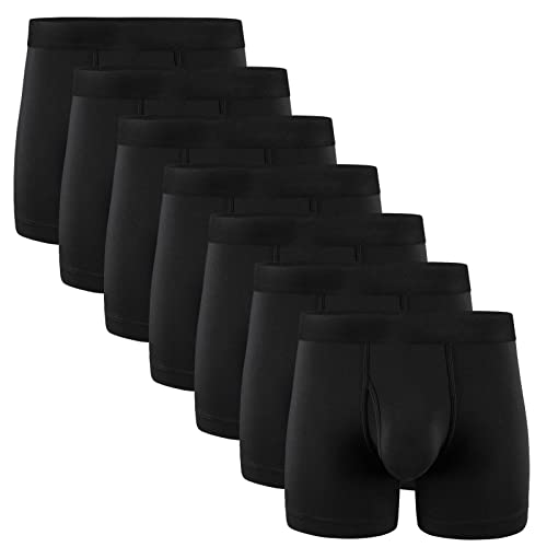 Counting Stars Boxershorts Herren Schwarz Unterhosen Männer Baumwolle Unterwäsche Herren 7er Pack L von Counting Stars