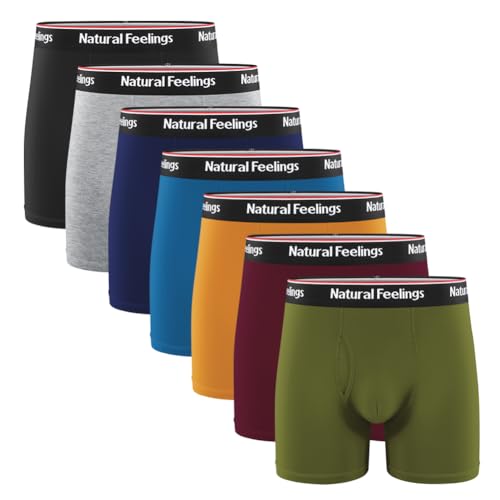 Counting Stars Boxershorts Herren Unterhosen Männer Baumwolle Unterwäsche Herren 7er Pack M, Mehrfarbig von Counting Stars