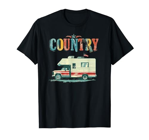 Cooles Land mit Wohnmobil für Jungen und Mädchen T-Shirt von Country Costume