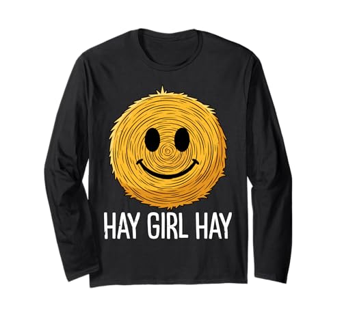 Country - Hay Girl Hay Langarmshirt von Country Humor Apparel