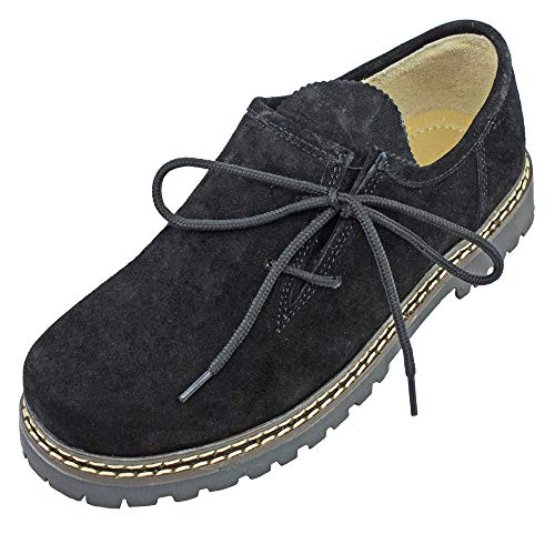 Maddox Haferlschuhe Altdorf - Velour Schwarz - Gr. 40 von Country Maddox