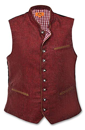 Maddox Kinder Leinen Trachten Weste Oliver - Dunkelrot Gr. 104 Maddox Kinder Leinen Trachten Weste Oliver - Dunkelrot Gr. 104 von Country Maddox