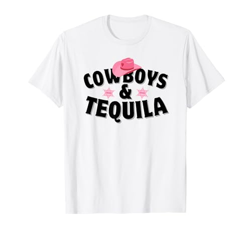 Damen Western Cowgirl Country Music Cowboys und Tequila T-Shirt Damen Western Cowgirl Country Music Cowboys und Tequila T-Shirt von Country Music Cowboys And Tequila Clothing