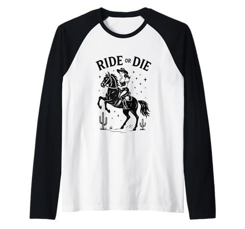 Ride or die – Country Western Southern Girl – Vintage Rugged Raglan Ride or die – Country Western Southern Girl – Vintage Rugged Raglan von Country Western Southern Vibes