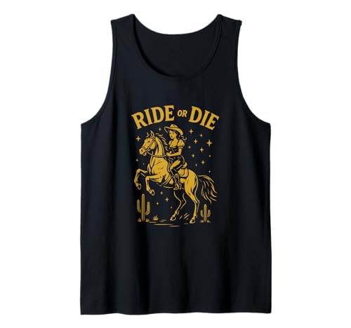 Ride or die – Country Western Southern Girl – Vintage Rugged Tank Top Ride or die – Country Western Southern Girl – Vintage Rugged Tank Top von Country Western Southern Vibes