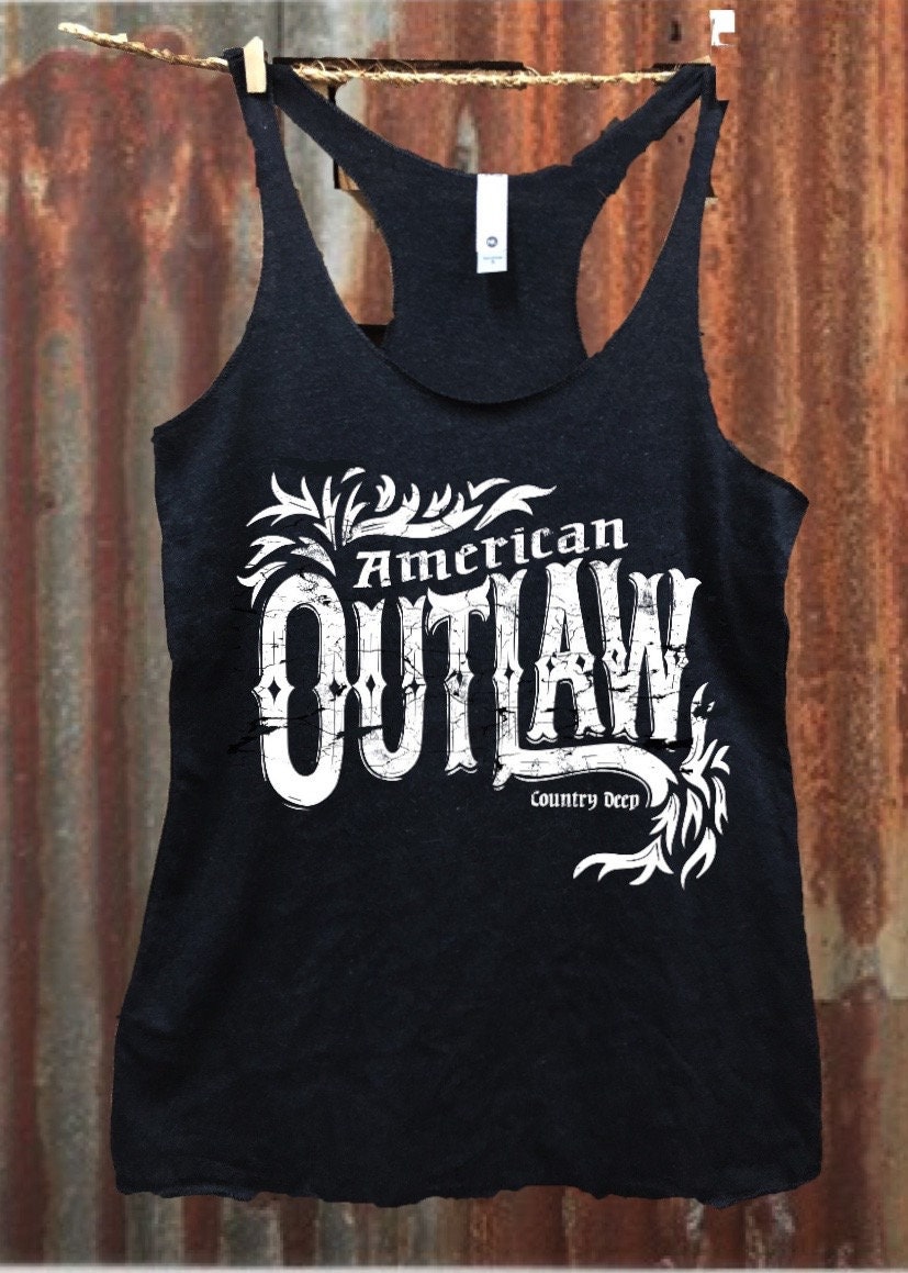 American Outlaw Country Deep Racer Rücken Tank Top American Outlaw Country Deep Racer Rücken Tank Top von CountryDeepClothing