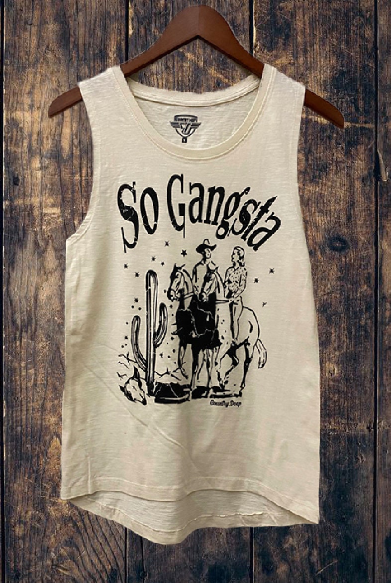 Country Deep So Gangsta Muskel Tanktop Country Deep So Gangsta Muskel Tanktop von CountryDeepClothing