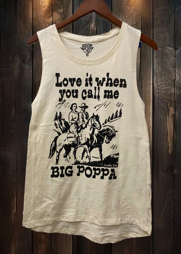 Liebe Es, Wenn Du Mich Big Poppa Country Nennst Tiefes Muskel-Tanktop Liebe Es, Wenn Du Mich Big Poppa Country Nennst Tiefes Muskel-Tanktop von CountryDeepClothing