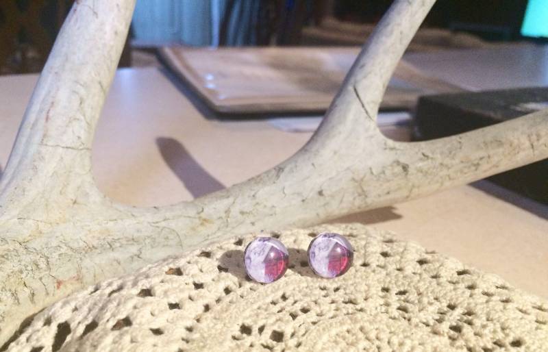 Bauernhof Ohrringe Ranch Schmuck Scheune Silo Homesteading Geschenk Gärtner Landwirtschaft Personalisierte Home Farm Frautraktor von CountryStrongArts
