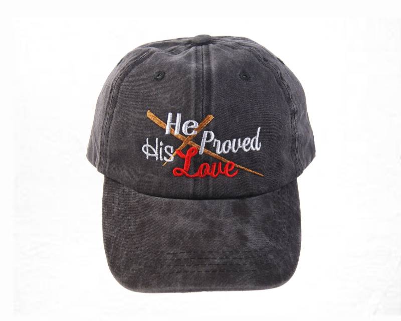 Er Bewies Seine Liebesmütze Personalisierte Christliche Dad-Kappe Er Bewies Seine Liebesmütze Personalisierte Christliche Dad-Kappe von CountryTouchStore