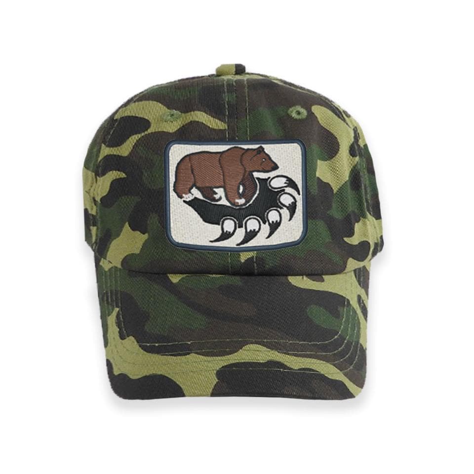 Personalisierte Bärenpatch-Hut Northwoods Camo Cap Personalisierte Bärenpatch-Hut Northwoods Camo Cap von CountryTouchStore