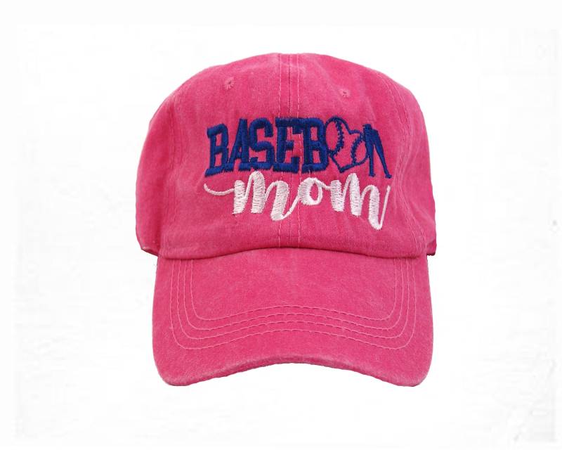 Personalisierte Baseball Mom Hat Verblasste Stoffmütze, Verstellbarer Verschluss von CountryTouchStore