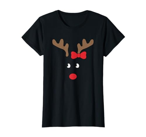 Paar passendes Rentier süßes Weihnachten für Mädchen und Frauen T-Shirt Paar passendes Rentier süßes Weihnachten für Mädchen und Frauen T-Shirt von Couple Matching Reindeer