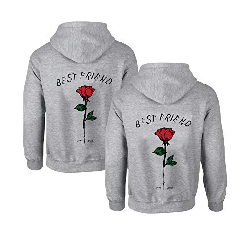 Best Friends Pullover für Zwei Mädchen 1 Stück Beste Freunde Hoodie für 2 Mädchen Sister Freundin Freundschafts Pulli BFF Geschenke von Tom's Couples Shop