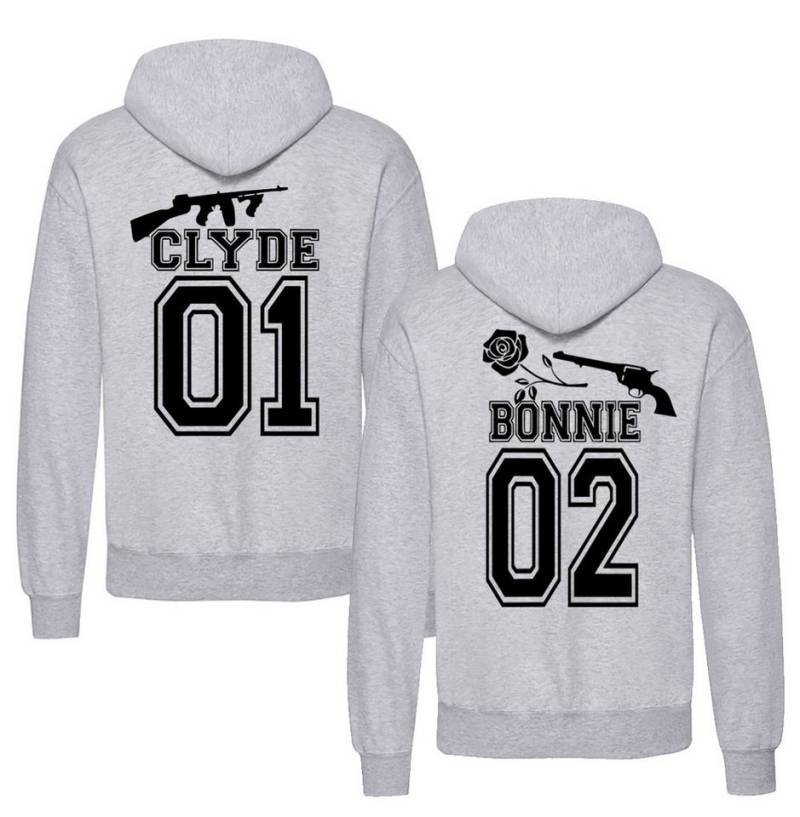 Couples Shop Kapuzenpullover Gangster Paar Hoodie Pullover mit modischem Print von Couples Shop