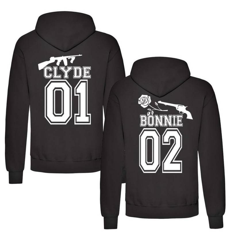 Couples Shop Kapuzenpullover Gangster Paar Hoodie Pullover mit modischem Print von Couples Shop