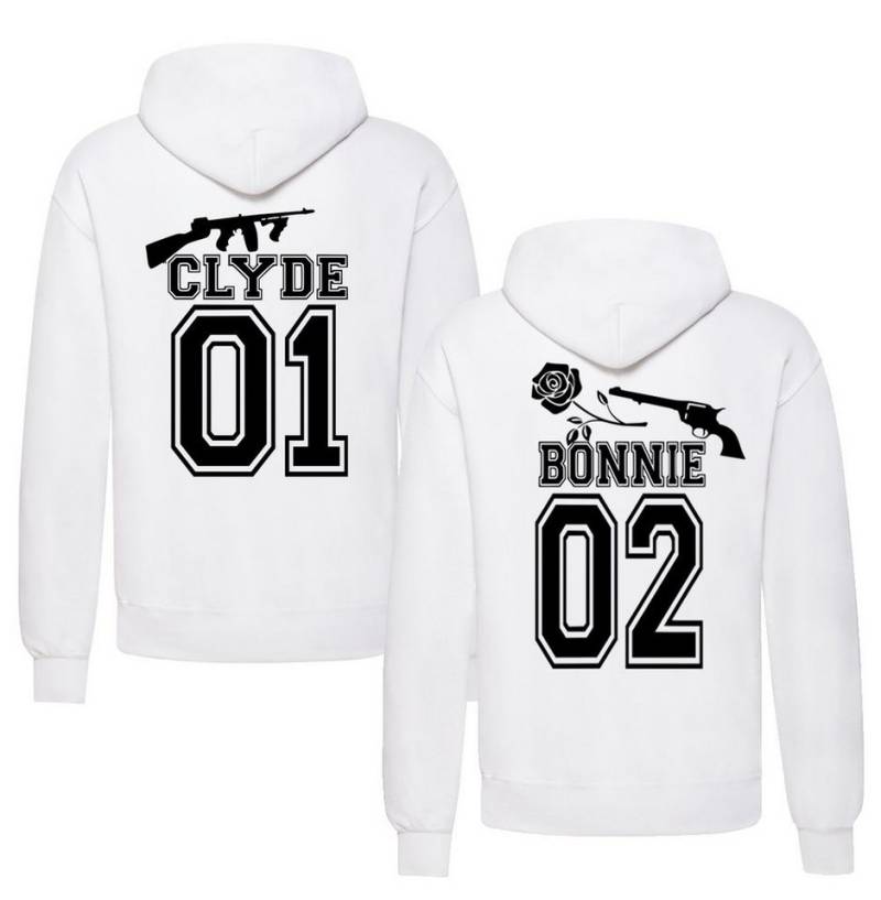 Couples Shop Kapuzenpullover Gangster Paar Hoodie Pullover mit modischem Print von Couples Shop