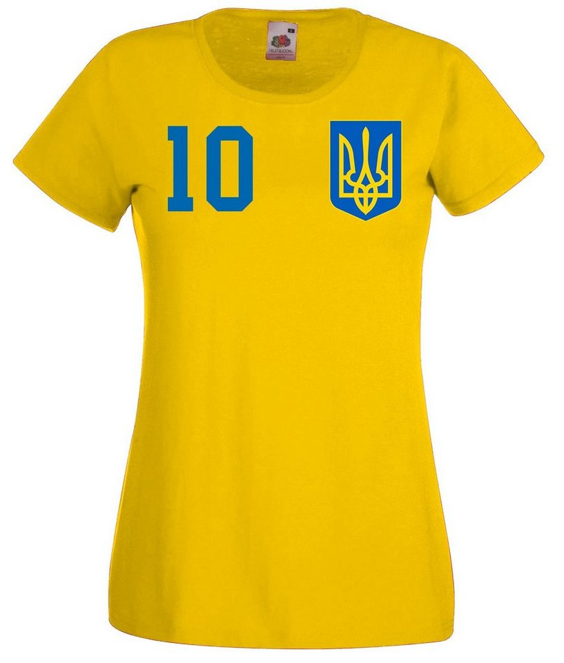 Couples Shop T-Shirt Ukraine Damen T-Shirt mit trendigem Motiv von Couples Shop