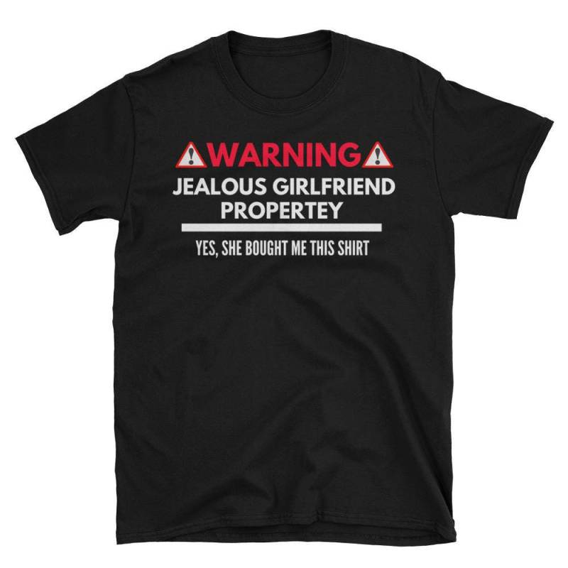 Crazy Girlfriend T Shirt Geschenk Für Freund - Couples Shirt, Lustige Beziehung T-Shirts von CouplesBoutique