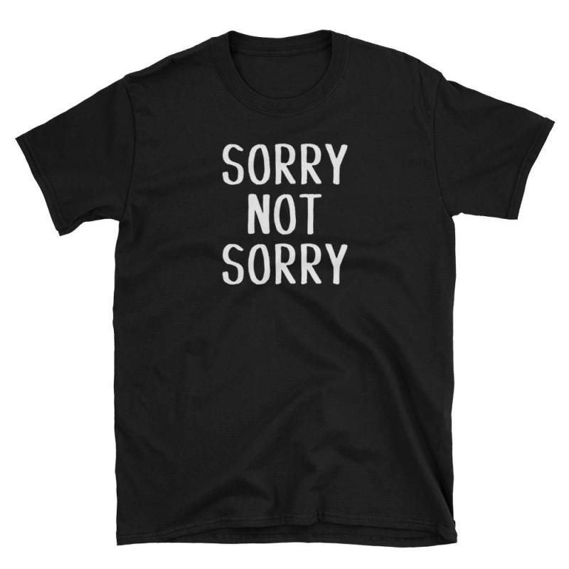 Leider Nicht Sorry Humor Kurzarm Unisex Freunde Geschenk T-Shirt-Mürrisch, Frech Und Herrisch Lustigen Damen/Herren-Unisex-Hemden von CouplesBoutique