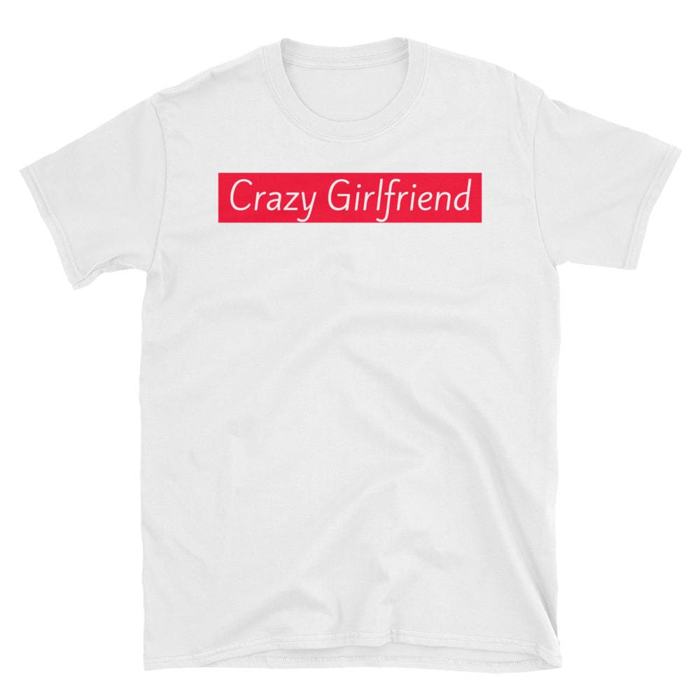 Verrückte Freundin Paare Geschenk Neuheit Kurzarm Unisex T-Shirt von CouplesBoutique