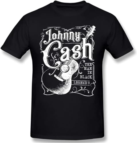 Johnny and Cash Johnny and Cash Poster Johnny and Cash Shirt Fitness Vintage Practical T-Shirts EUR Size T17 Black XXL von Coupole