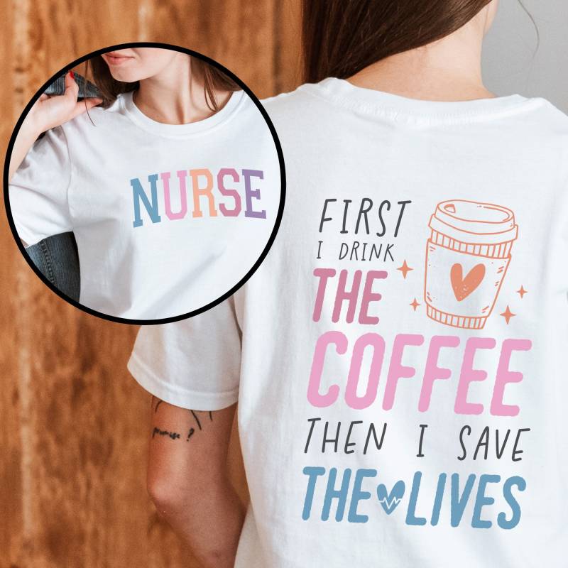 Nurse T-Shirt Für Krankenschwestern & Krankenpfleger Shirt Geschenk Zum Abschluss Gesundheits - Und Krankenpflegerin von CourageforKindness