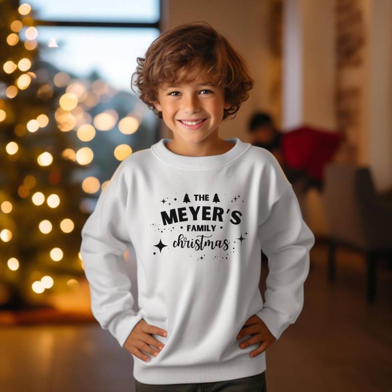 Personalisiertes Weihnachtsgeschenk Gruppen Pullover Familie Mama Kind Partnerlook Weihnachten Familien-Shirt Team Geschenk von CourageforKindness