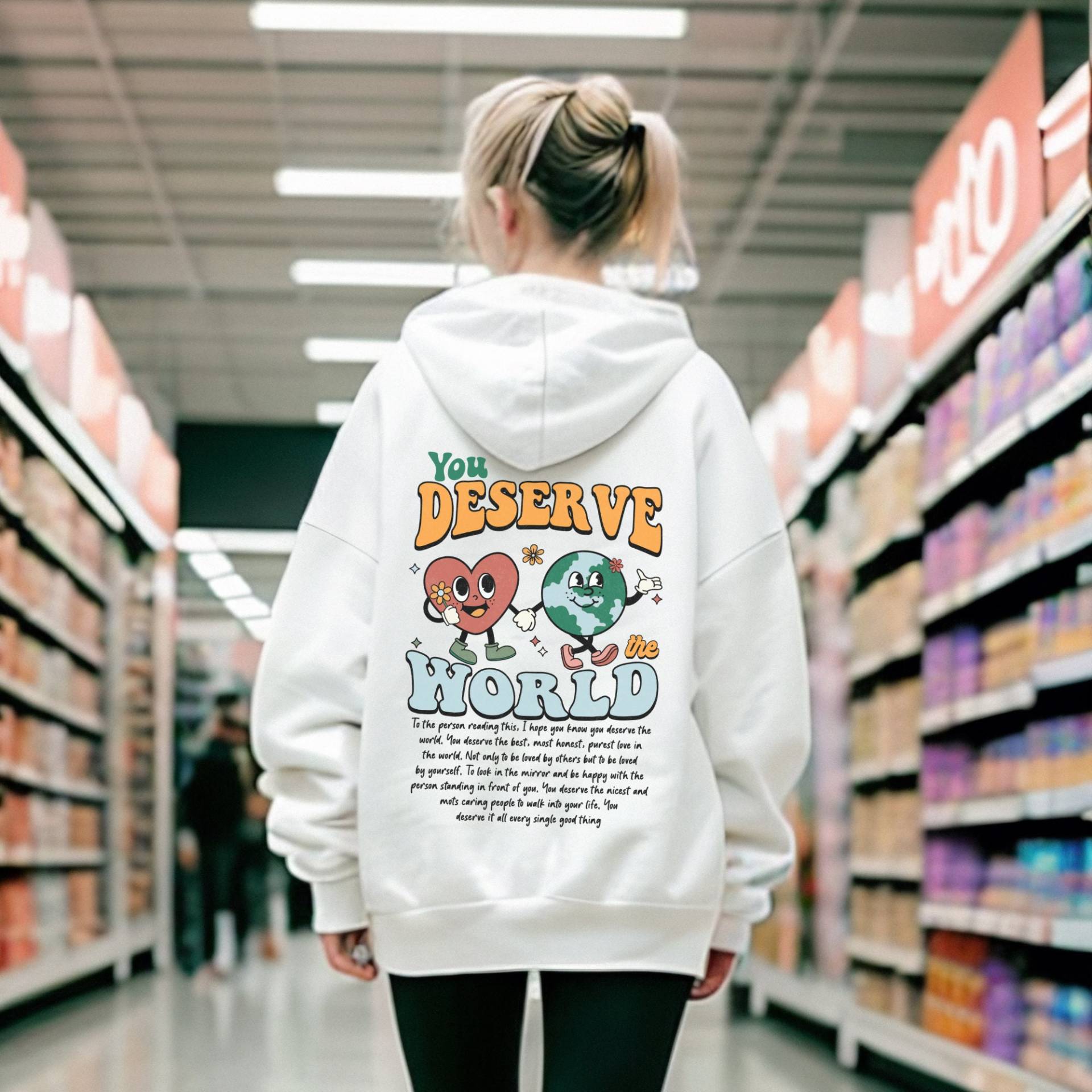 Retro Oversize Hoodie Adventure World Unisex Kapuzenpullover Oversize Outdoor Geschenk Positive Message Backprint Retro Oversize Hoodie Adventure World Unisex Kapuzenpullover Oversize Outdoor Geschenk Positive Message Backprint von CourageforKindness
