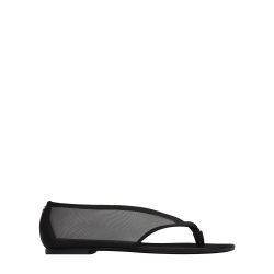 Courreges Schwarze Wickel-mesh-sandalen von CourrÈges