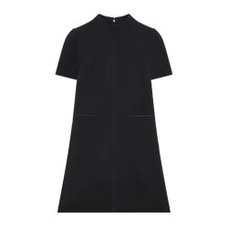 Courrèges Schwarzes A-linien Kleid von CourrÈges