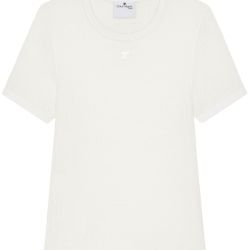 Courrèges Weißes Damen T-shirt von CourrÈges