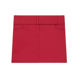 Roter Gurtrock Aus Polycotton Von CourrÈges von CourrÈges