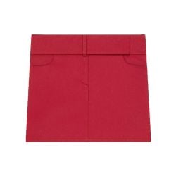 Roter Gurtrock Aus Polycotton Von CourrÈges von CourrÈges