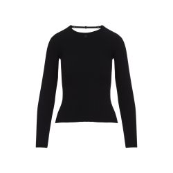 Schwarzer Viskosepullover Für Damen Von CourrÈges von CourrÈges