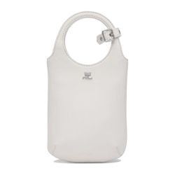 Slim Holy Schultertasche - 100% Kalbsleder von CourrÈges