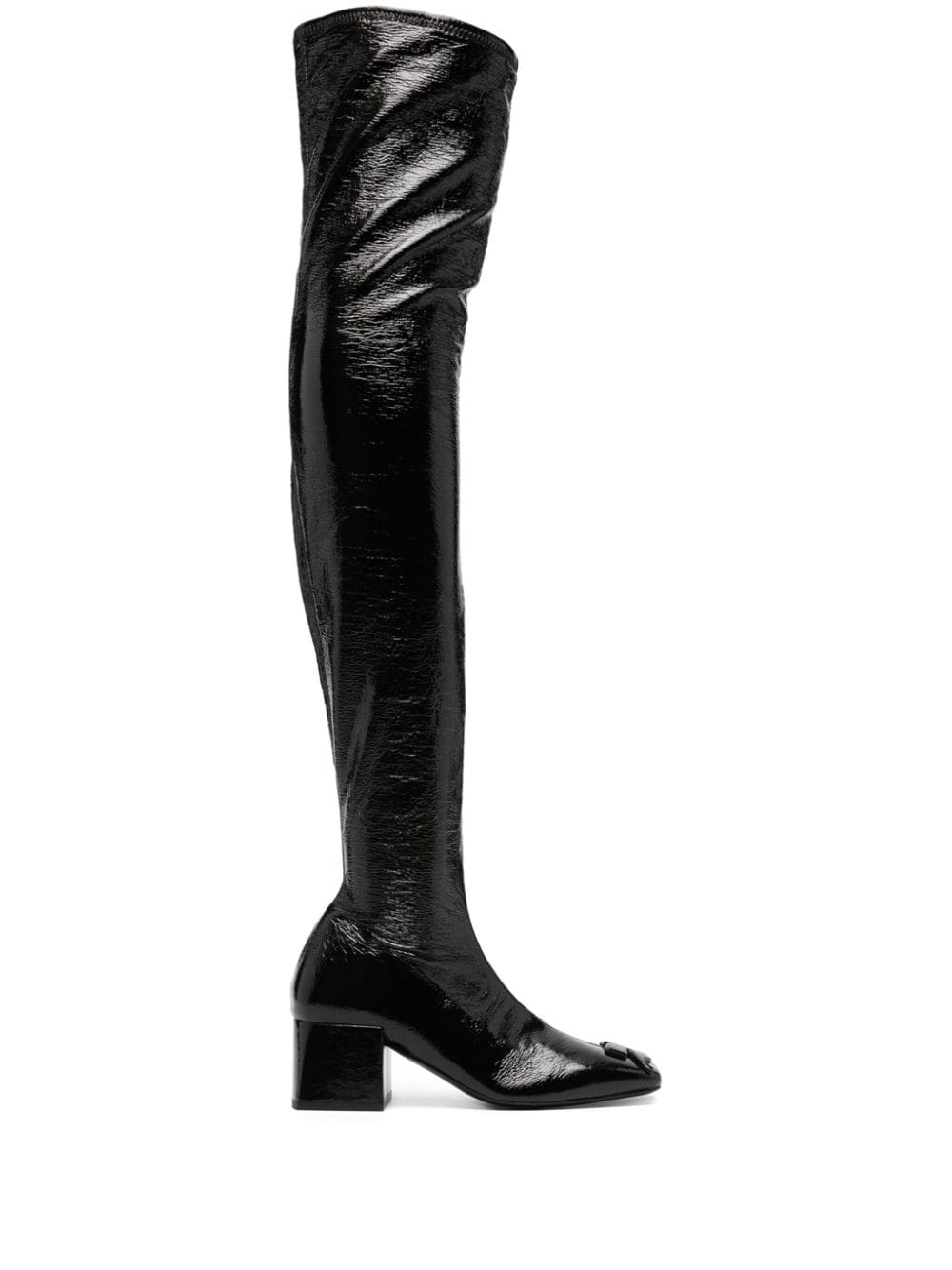 Courrèges Stiefel aus Leder - Schwarz von Courrèges