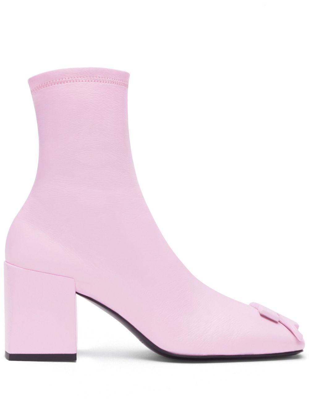 Courrèges Vinyl-Stiefel 70mm - Rosa von Courrèges