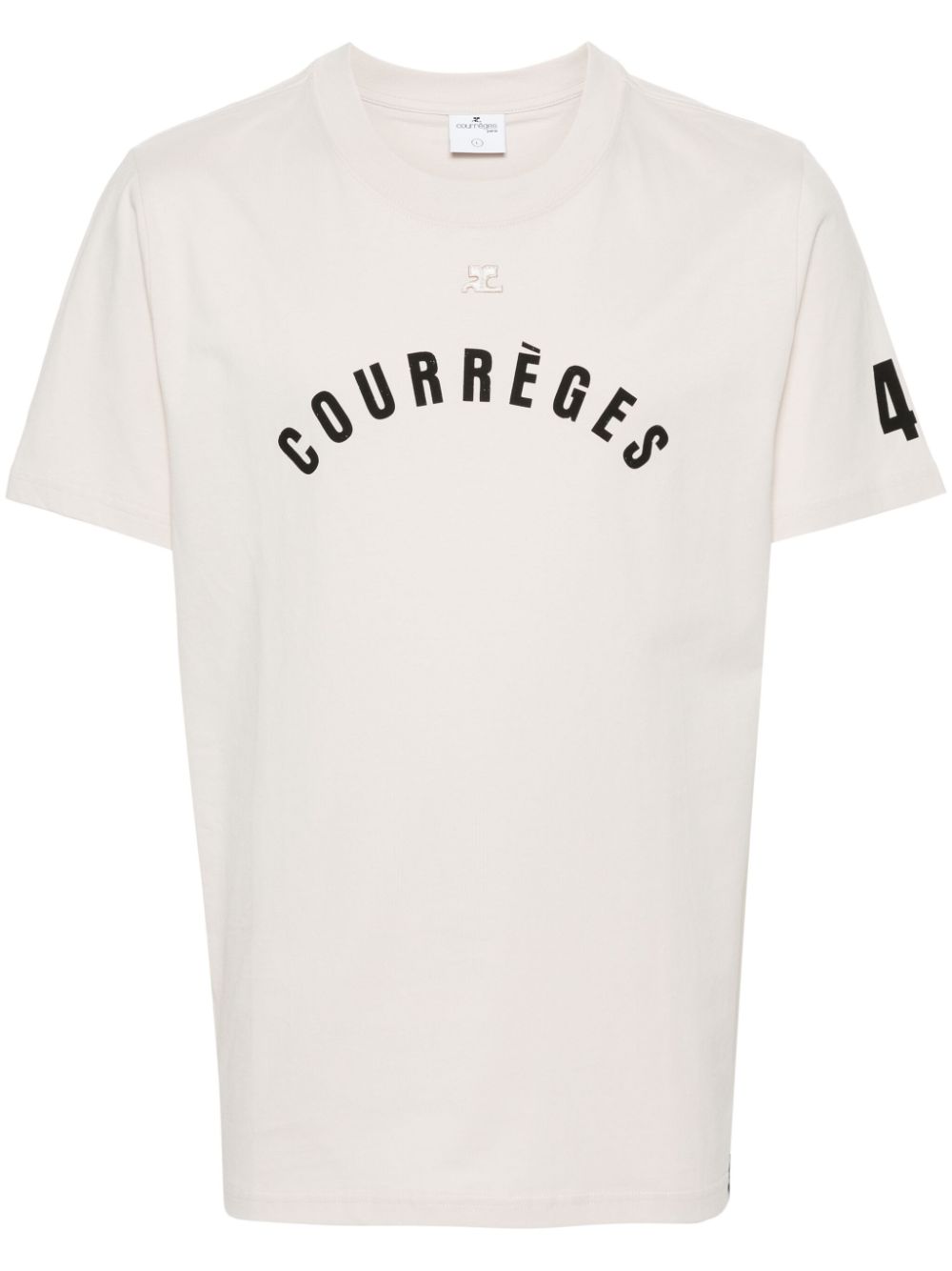 Courrèges Ac Straight T-Shirt - Nude von Courrèges