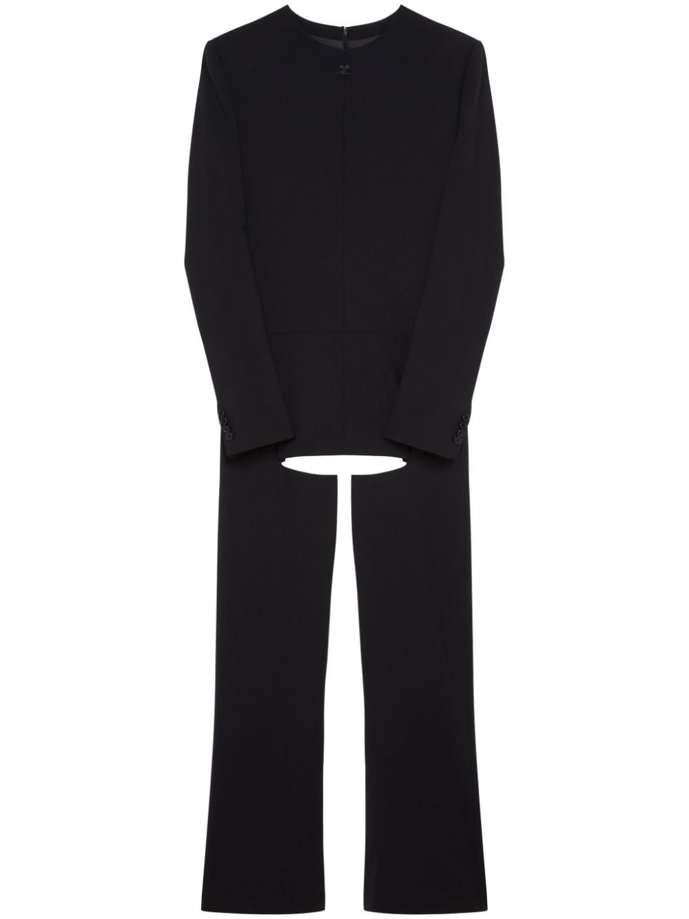 Courrèges Chaps Jumpsuit - Schwarz von Courrèges