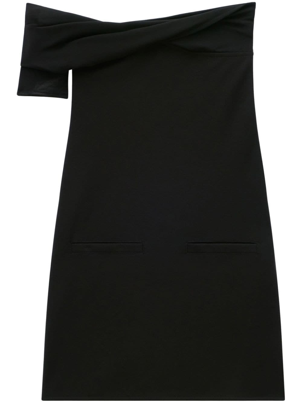 Courrèges Schulterfreies Minikleid - Schwarz von Courrèges