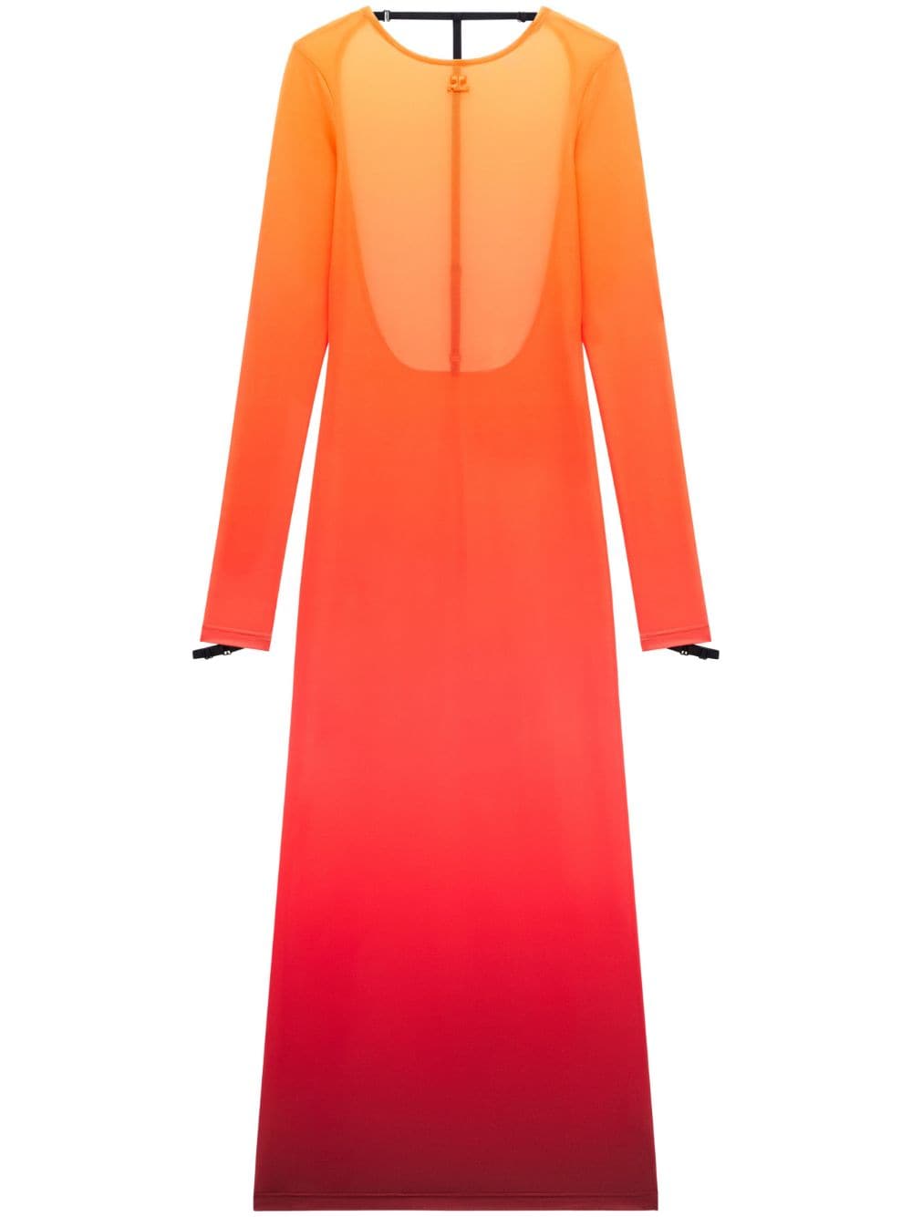 Courrèges Kleid mit Farbverlauf - Orange von Courrèges