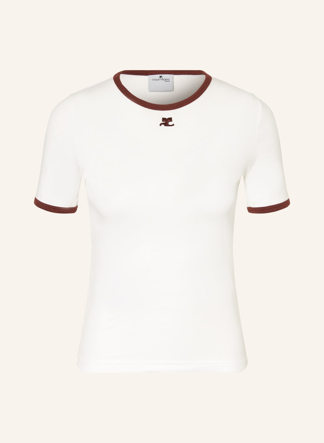 Courrèges T-Shirt weiss von Courrèges