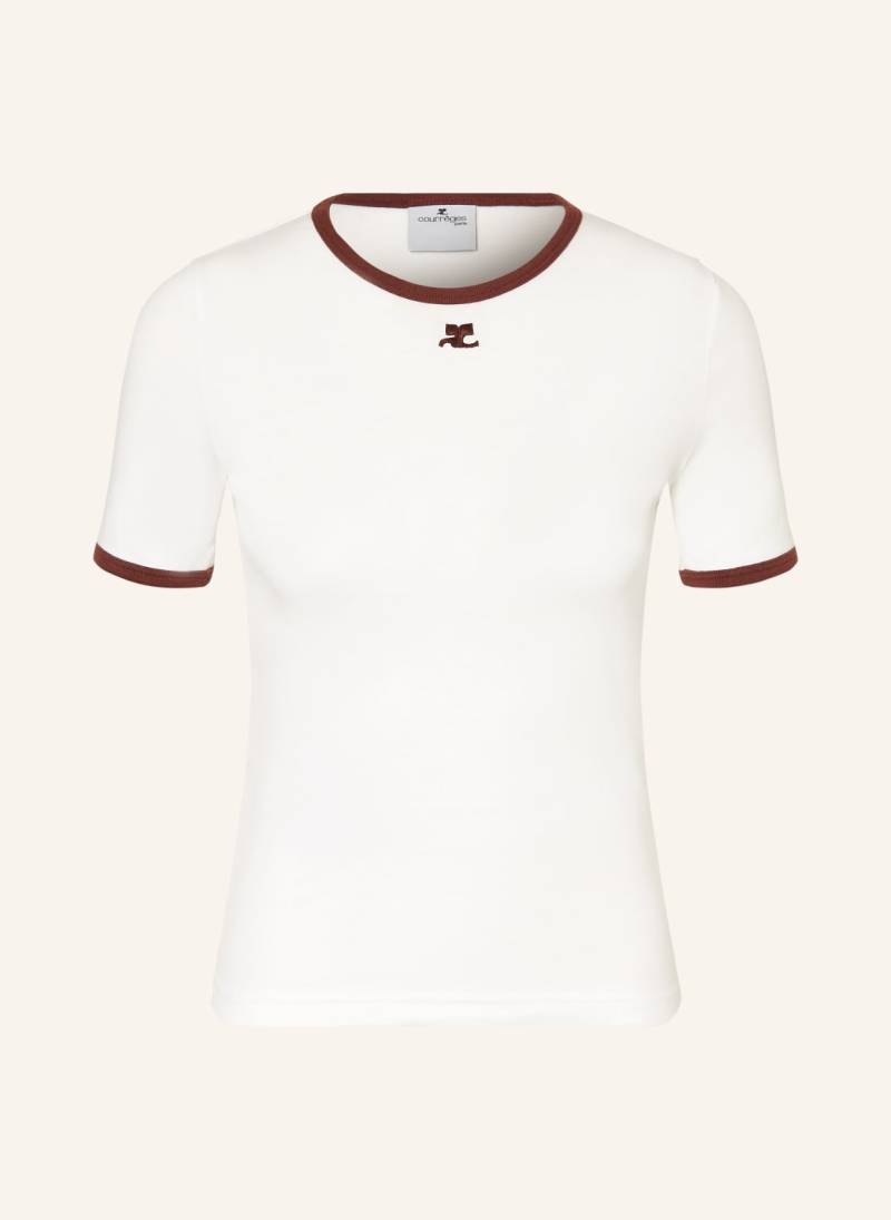 Courrèges T-Shirt weiss von Courrèges