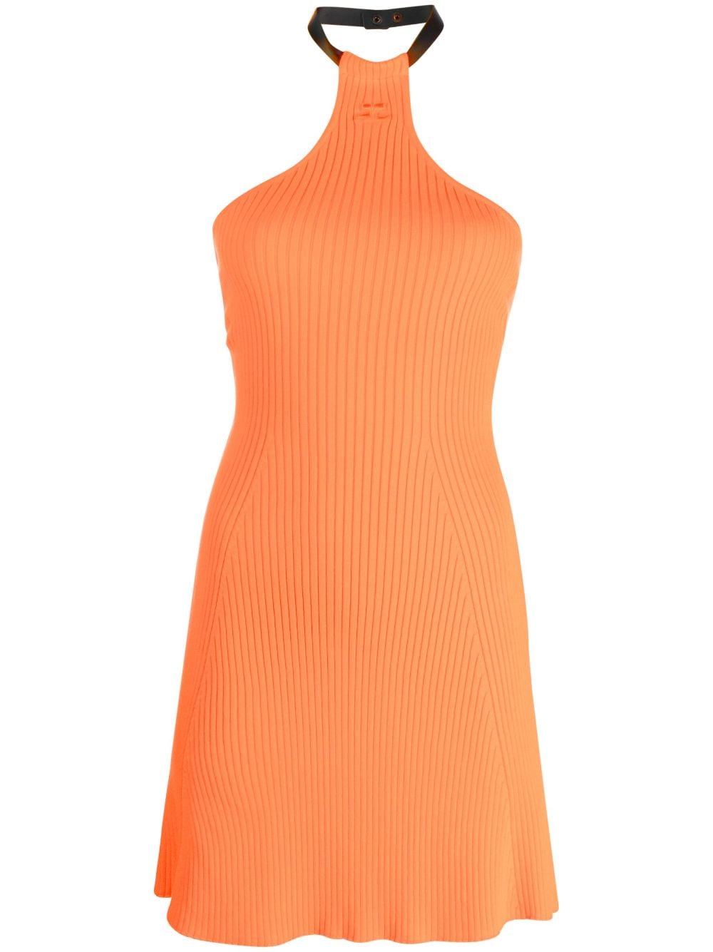 Courrèges Neckholder-Kleid - Orange von Courrèges