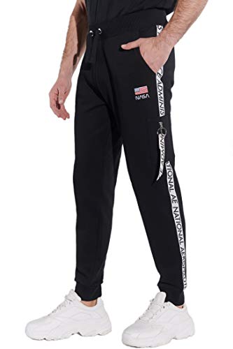 Course Herren Jogginghose Jogger NASA Logo-Tape Seitentasche von Course