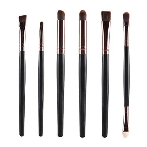 6-teiliges Make-up-Pinsel-Set für Lidschatten, Lidschatten, Eyeliner, Schwarz, Kaffee 6-teiliges Make-up-Pinsel-Set für Lidschatten, Lidschatten, Eyeliner, Schwarz, Kaffee von Courtieyeardceastea